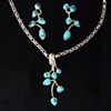 Pendant Vine with earrings