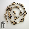 Necklace Sapphire Flowers