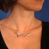 Necklace Ruby Opal