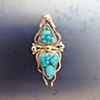 Pendant 18K and #8