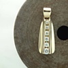 Pendant in gold and diamonds