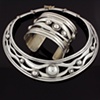 Galaxy Necklace and Cuff Bracelet