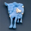 "Love Me Don't Eat Me" T-Bone Brooch