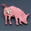 "Love Me Don't Eat Me" Bacon Brooch
