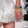Wooden Badge Stretch Bracelet and Man-Flex Bracelet