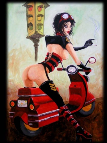 scooter girl