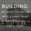 Building, or: what do you do with a leaky roof after looking at it for a year?

