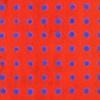 Blue on Red