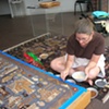 Making the War Rug