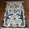 Esari Turkoman Rug with Poppies
