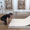 Placing the Canvas onto the Spices