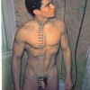GLENN BISHOP NUDE IN SHOWER
