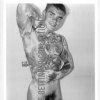 ATHLETIC MALE IN SHOWER FRONTAL NUDE 