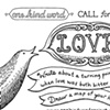 One Kind Word - Love Postcard