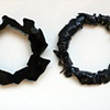 Wrinkle Bangle. Black