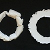 Wrinkle Bangles, White