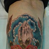 PRAYING HANDS AND ROSES