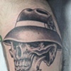 B/G SKULLY/HAT