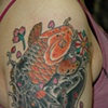 KOI FISH AND SAKURA