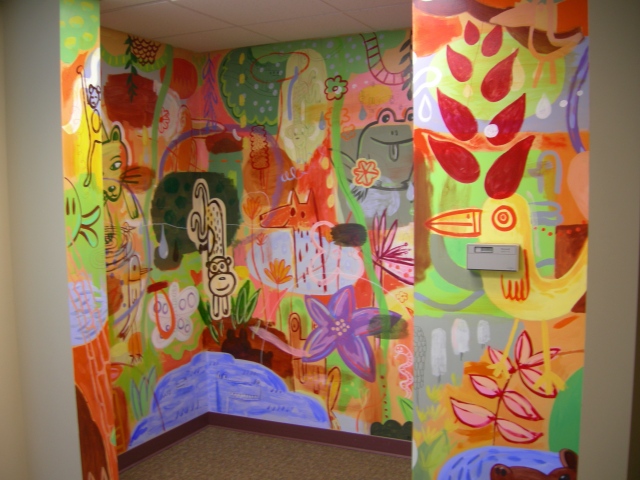 Dr. Cuyler's executed mural