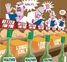 Grocer Magazine Illustration