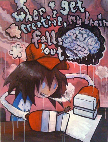 brain smoke weed fall apart idea