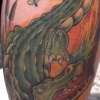 kick ass gator tattoo by paul nolin