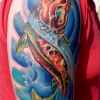 kick ass koi tattoo by paul nolin