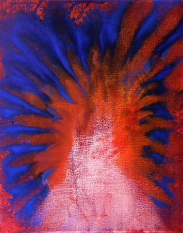Spirit of a Woman in a Blue Dress II