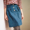 Denim Alison Skirt