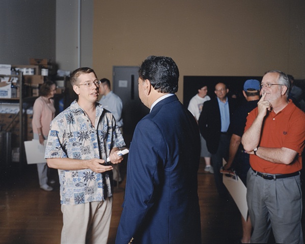 Governor Bill Richardson after Meet and Greet, Warren County Administration Building, Indianola, Iowa. June 23, 2007.  