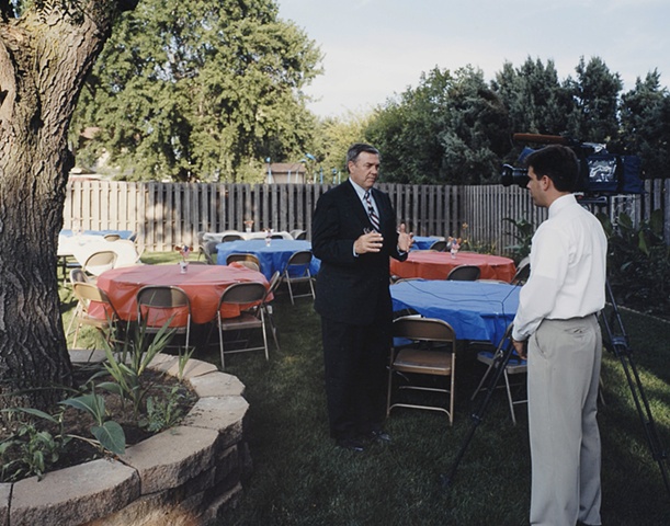 Congressman Duncan Hunter, House Party, Home of Steve and Kim Carlson hosted by the Iowa Christian Alliance, Sioux City, Iowa. July 21, 2007.