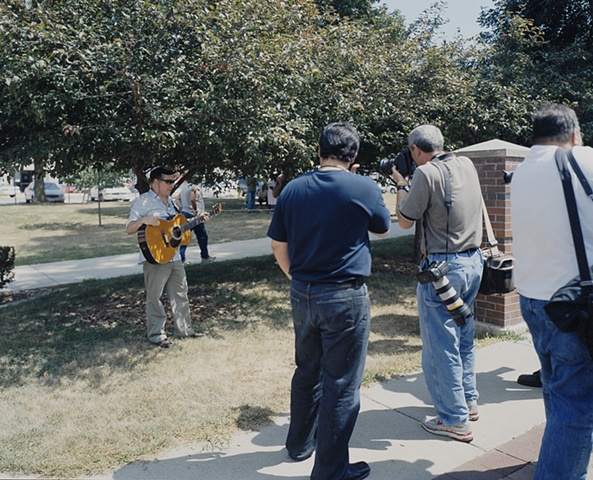 Paul Simon, Chris Dodd Event, Fort Dodge, Iowa, July 6, 2007.