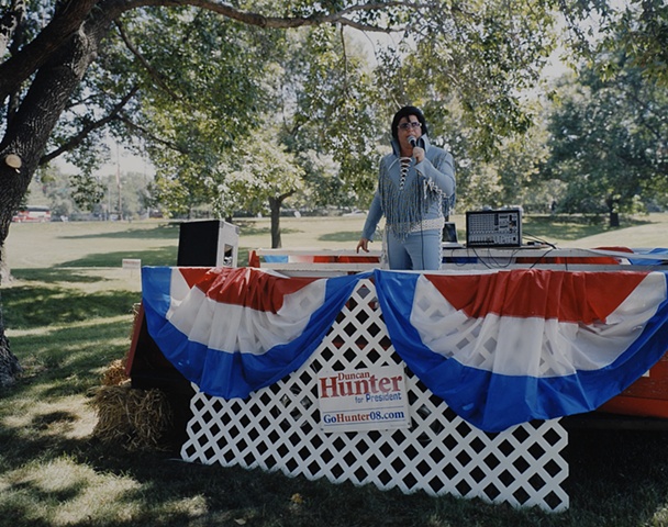Duncan Hunter Campaign Site, Republican Straw Poll, Ames, Iowa.  August 11, 2007.  