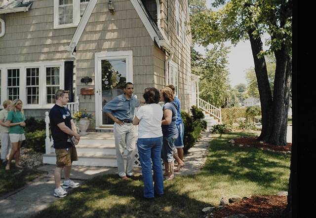 Barack Obama Canvass Kick-off, Dubuque, Iowa.  June 9. 2007.