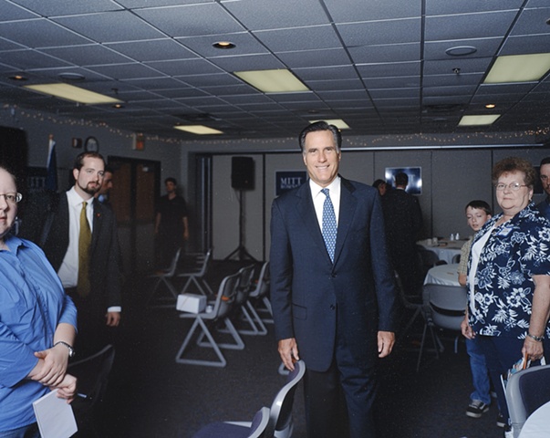 Governor Mitt Romney, �Ask Mitt Anything Breakfast, DMACC campus, Newton, Iowa. May 21, 2007.  Suspended his campaign February 7, 2008