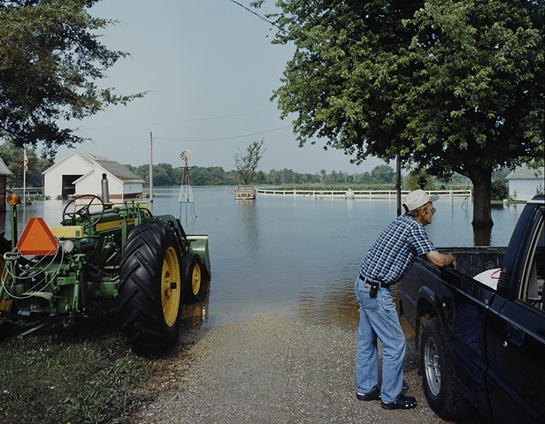 Phil at his mother-in-law�s place, Dumont, Iowa  2005 