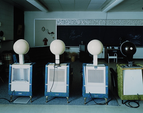 Senior Citizen's Room, Formerly Portal School, Closed 1968, Portal, North Dakota  2003