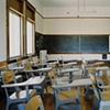 Classroom, Upham School, Closed 2003, Upham, North Dakota 2003