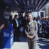 Hillary Clinton at Uncle Nancys Coffeehouse, Newton, Iowa April 21, 2007.
