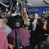 John McCain Press Conference to announce he will continue with his campaign, Urbandale, Iowa.  July 22, 2007