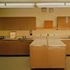 Home Economics Room With Clock, Willow City School, Closed 2003, Willow City, North Dakota
2003