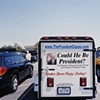 Randy Blankenships Trailer, Republican Straw Poll, Ames, Iowa. 
                       August,11, 2007
