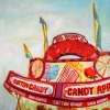 Cotton Candy Apples