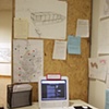 'Vision/Voice/Plan: Salina," Salina Art Center, Salina, Ks. 2009. Workstation with computer/blog, drafting table, materials.