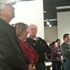 Corpus Christi Mayor Joe Adame at the opening reception of Corpitopia.