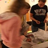 Texas A & M-Corpus Christi students work on maps in a seminar, KSpace Contemporary, Corpus Christi, Tx.