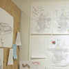 'Vision/Voice/Plan: Salina," Salina Art Center, Salina, Ks. 2009. Resident maps in workstation.