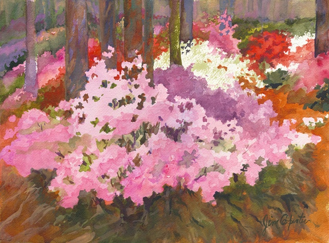 Callaway gardens, watercolor