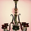 Copper Ruby Chandelier 